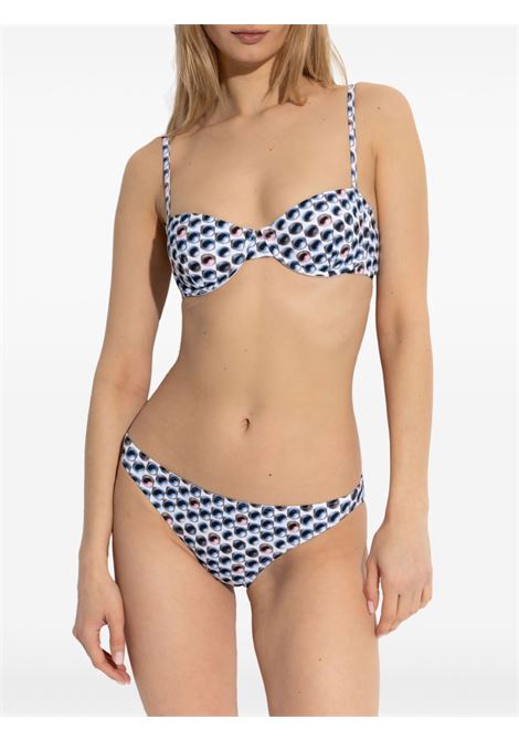 Slip bikini con stampa occhio in blu Tory burch - donna TORY BURCH | 167519414